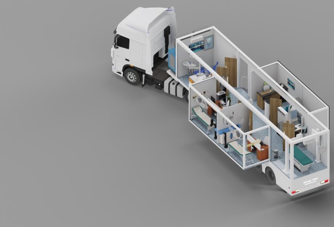 Mobile Solutions,Expandable container,Trailer Based Container,Autolift container,Foldable Container,Genişleyen konteyner,Mobil İkram Aracı,Mobil Mutfak,Mobil Ameliyathane,Mobile Surgery,Trailer Based Multi clinic,sahra hastanesi,field hospital,ICU