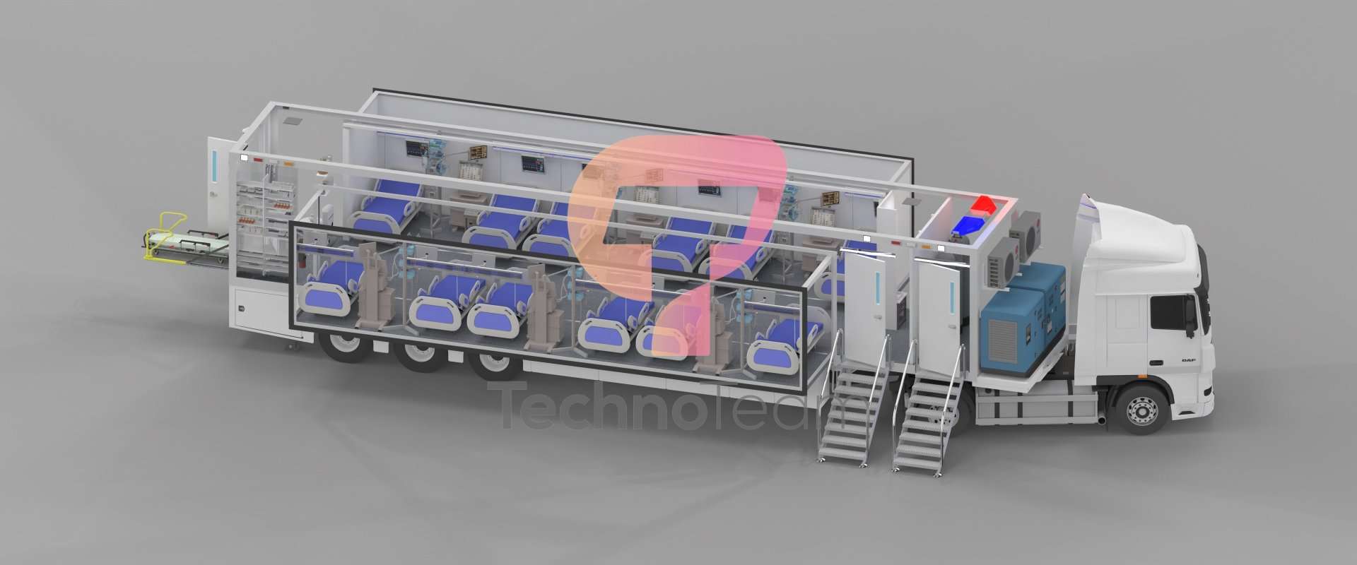 Mobile Solutions,Expandable container,Trailer Based Container,Autolift container,Foldable Container,Genişleyen konteyner,Mobil İkram Aracı,Mobil Mutfak,Mobil Ameliyathane,Mobile Surgery,Trailer Based Multi clinic,sahra hastanesi,field hospital,ICU