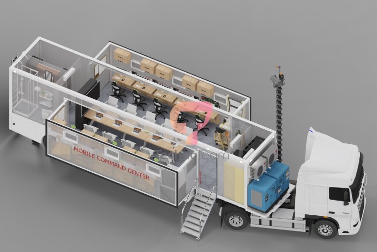Trailer Based Command Center,Trailer Based Coordination Center,Mobile Command Center,Mobile Coordination Center,Command and Coordination Center,military mobile command center,incident,emergency operations center